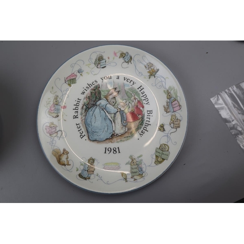 99 - Collection of Wedgwood Beatrix Potter memorabilia