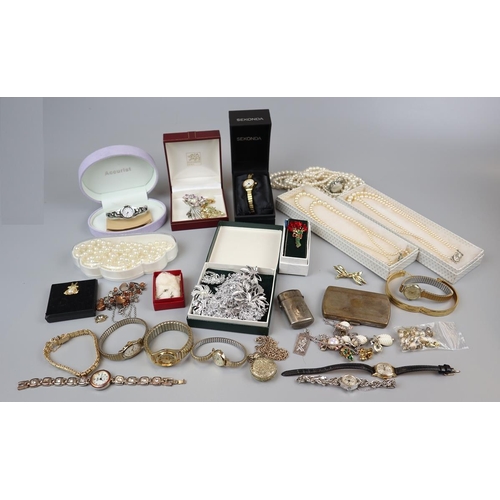 65 - Collection of costume jewellery etc