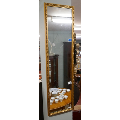 302 - Gilt framed dressing mirror