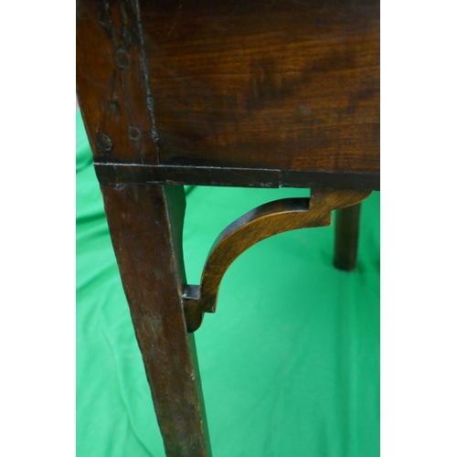 339 - Mahogany fold-over tea table