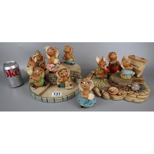 131 - Collection of Pendelfin figures