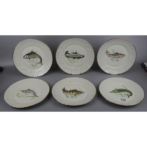 133 - Collection of fish themed plates