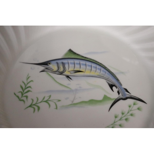 133 - Collection of fish themed plates