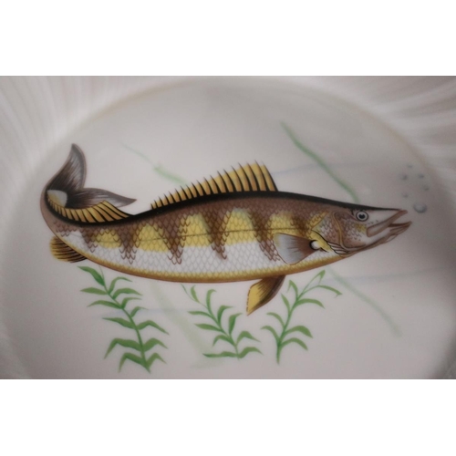 133 - Collection of fish themed plates