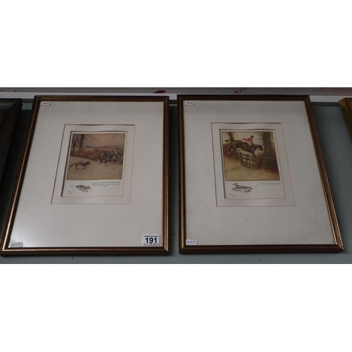 191 - Pair of Cecil Aldin Prints