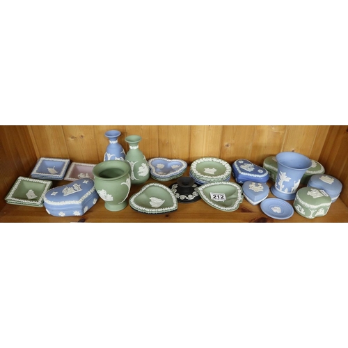 212 - Collection of Wedgwood Jasper ware