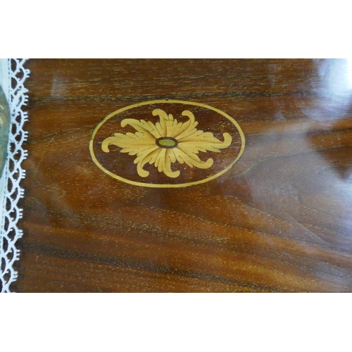 234 - Victorian inlaid centre table - Approx. L:89cm W:43cm H:68cm