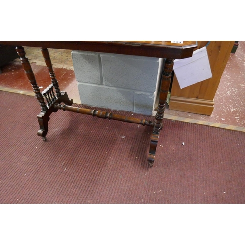 234 - Victorian inlaid centre table - Approx. L:89cm W:43cm H:68cm