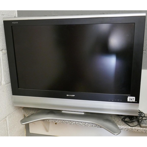 247 - Sharp flat screen 32