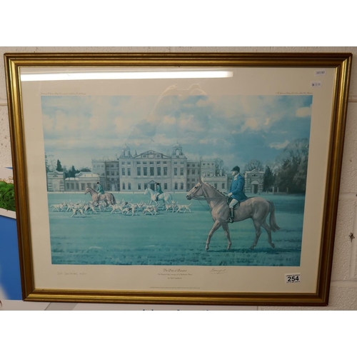 254 - Signed print - The Duke of Beaufort