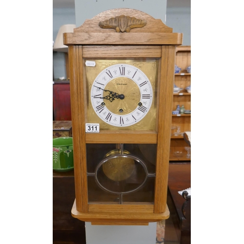 311 - Wooden wall clock - Kieninger