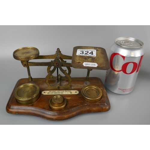 324 - Set of Victorian postal scales