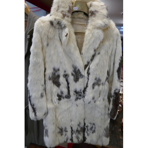 327 - Authentic 1960s gentleman's coat and ladies fur coat