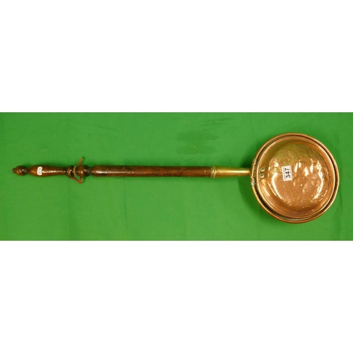 347 - Copper warming pan