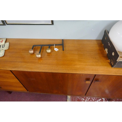 360 - Kofod-Larsen IB – Mid-Century teak sideboard W: 235cm D: 48cm H: 77cm