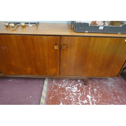 360 - Kofod-Larsen IB – Mid-Century teak sideboard W: 235cm D: 48cm H: 77cm