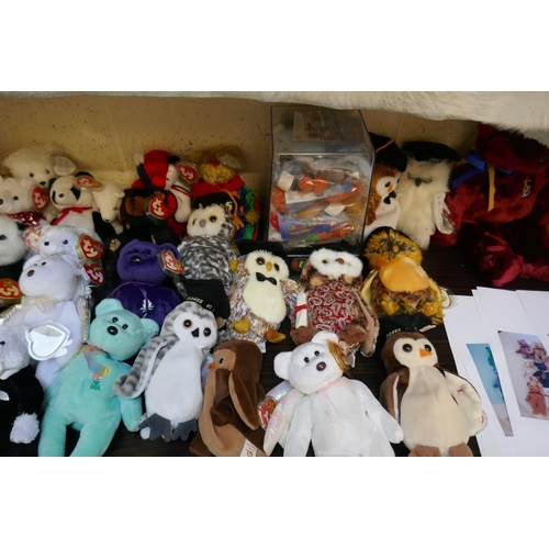 381 - Large collection of Beanie Bears to include McDonalds Beanie Babies