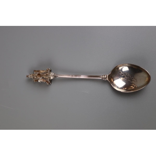 4 - Hallmarked silver coronation teaspoon set