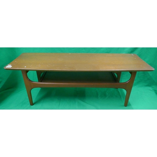 410 - Mid-century G-Plan coffee table - Approx. L:116cm W:41cm H:40cm