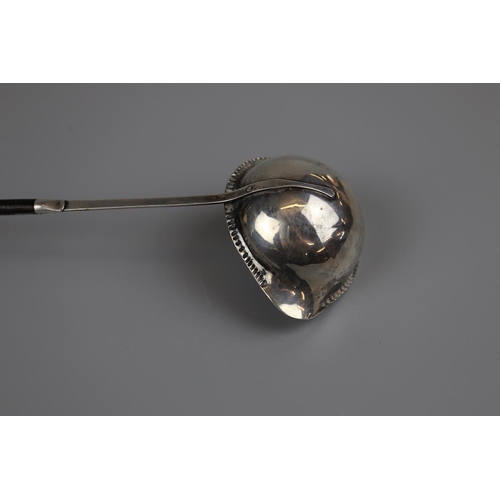 8 - French silver toddy ladle with baleen handle