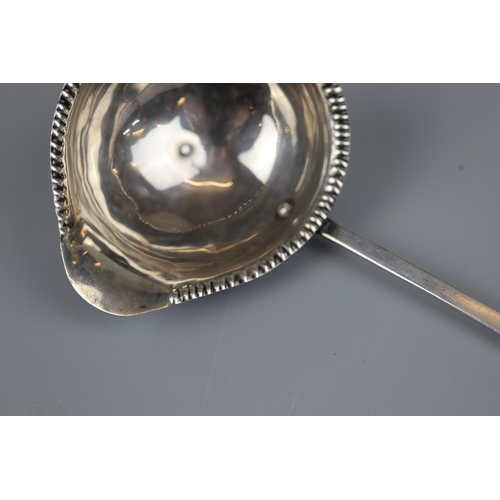 8 - French silver toddy ladle with baleen handle