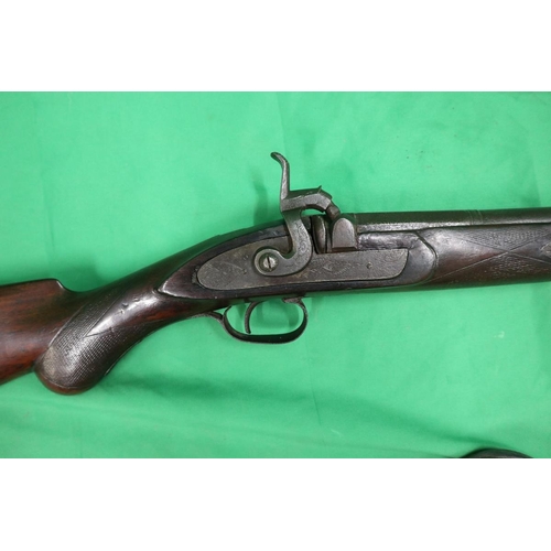 86 - Antique percussion cap rifle