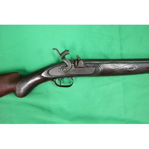 86 - Antique percussion cap rifle