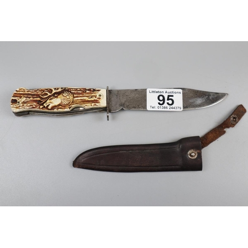 95 - German combination hunting knife - Decora Solingen