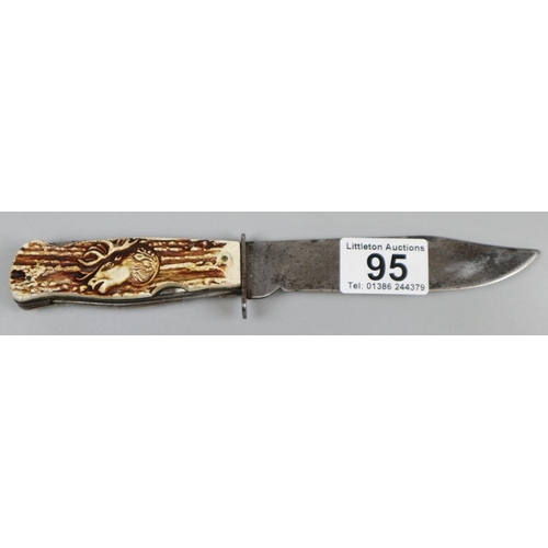 95 - German combination hunting knife - Decora Solingen