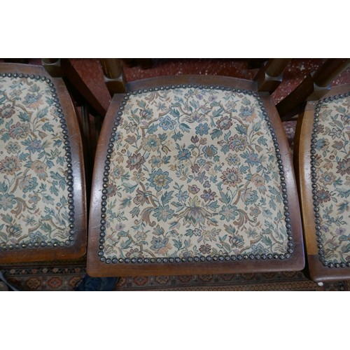 419 - Set of 4 Arts & Crafts chairs