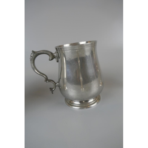 116 - 2 silver plated goblets and 2 tankards