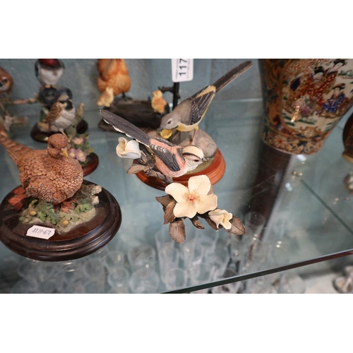 117 - Large collection of ornamental bird figures