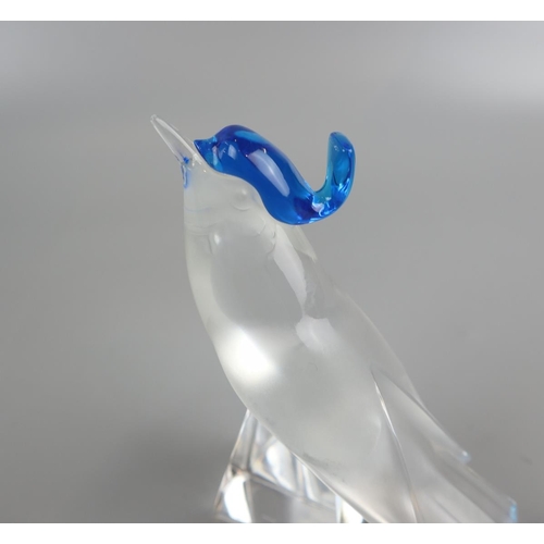 130 - Lalique bird figure - Approx. H: 11.5cm