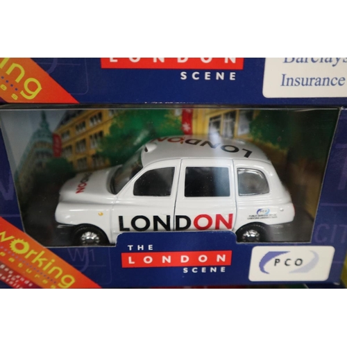 146 - 6 custom wrapped Corgi diecast model cars