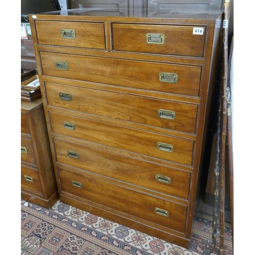 Good quality Ethan Allen 2 over 5 chest drawers - Approx. W: 91cm
