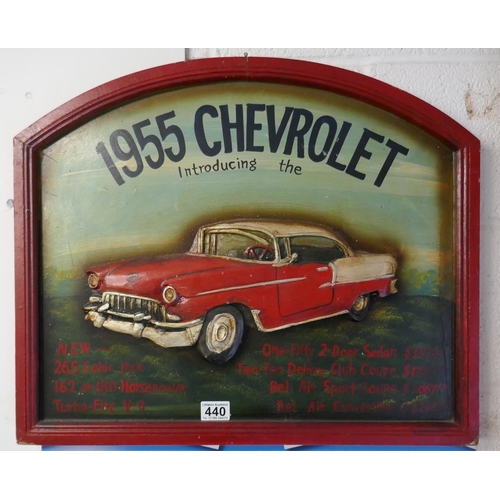 440 - Garage sign - 1955 Chevrolet