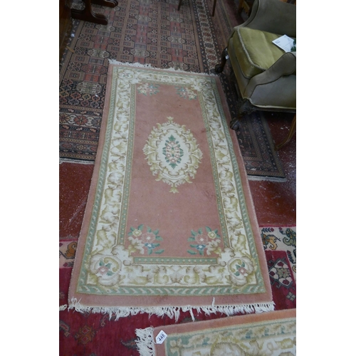 448 - 3 matching graduated Kayam wool rugs