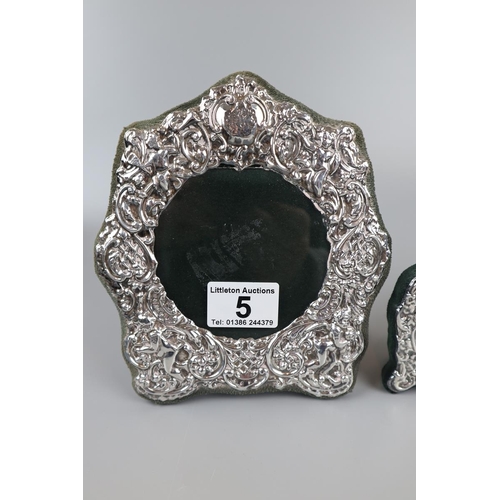 5 - Two hallmarked silver photo frames