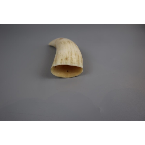 62 - Antique whale tooth pendant