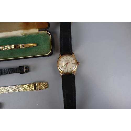 65 - Collection of watches to include gold watch