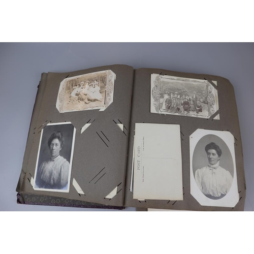 78 - Postcard album to include Victorian examples