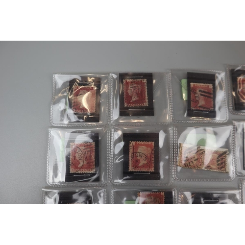 94 - Collection of Penny Red stamps