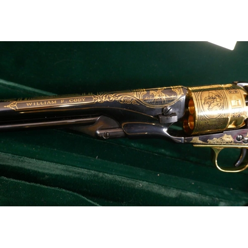 415 - Buffalo Bill centennial pistol Ltd Ed No 560/2500 with C.O.A