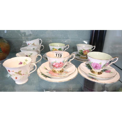 119 - Collection of tea cups and saucers