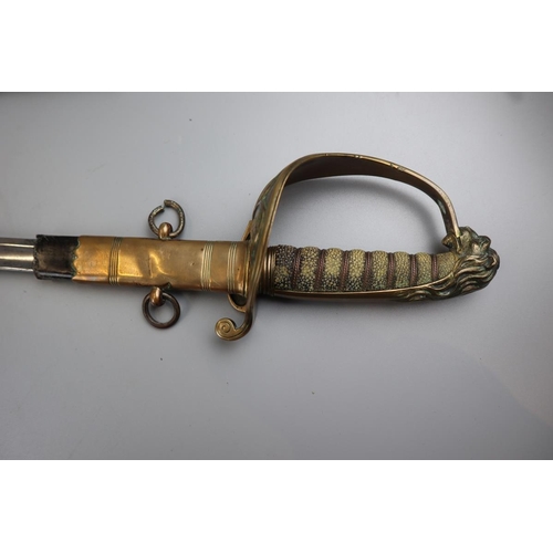 123 - Early 19th century Royal Navy sword