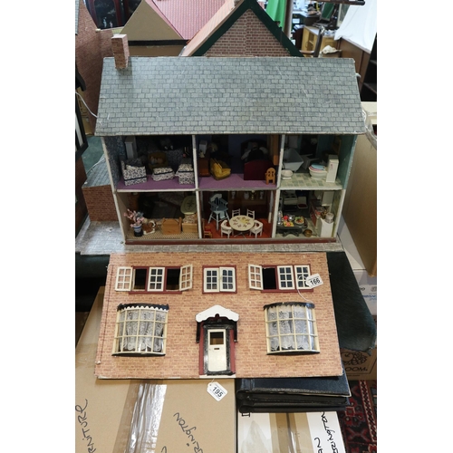 166 - Fully furnished dolls house