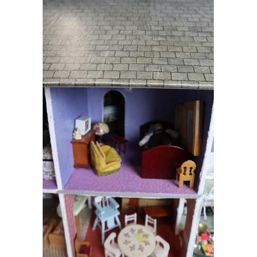 166 - Fully furnished dolls house