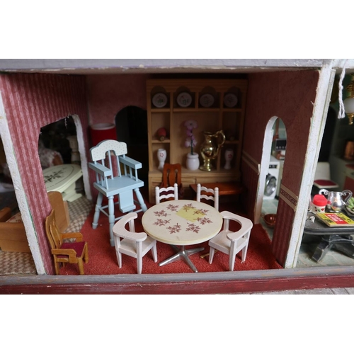 166 - Fully furnished dolls house