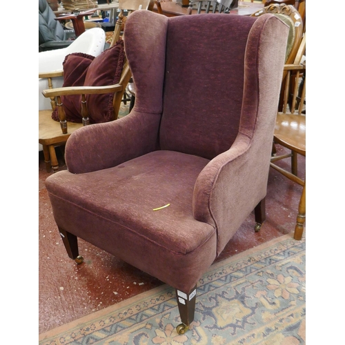 493 - Wing back arm chair