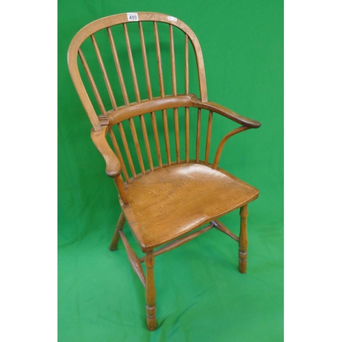 499 - Georgian country armchair